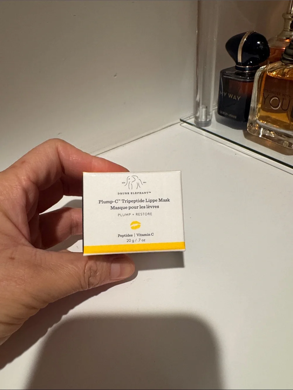 🍊 Drunk Elephant Plump-C™ Tripeptide Lippe Mask 🍊